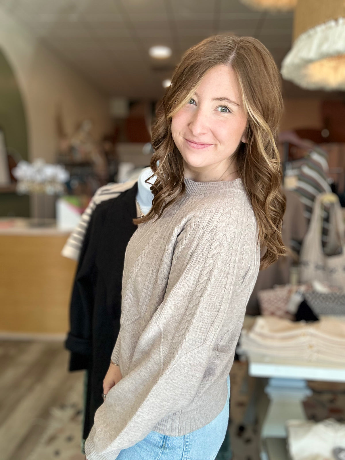 Myla Sweater-Bluivy-R3vel Threads, Women's Fashion Boutique, Located in Hudsonville, Michigan
