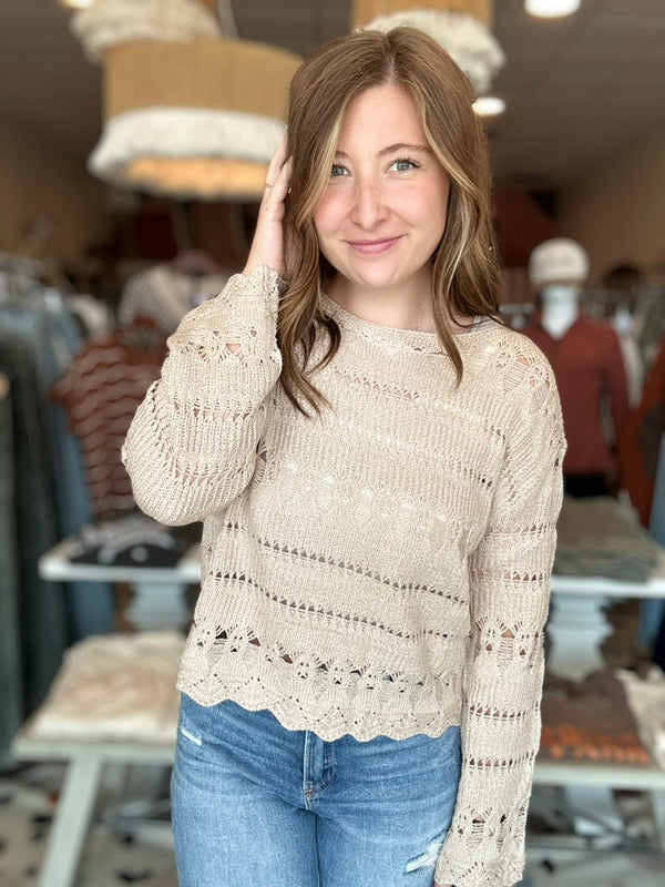 Jackie Sweater-Bluivy-R3vel Threads, Women's Fashion Boutique, Located in Hudsonville, Michigan