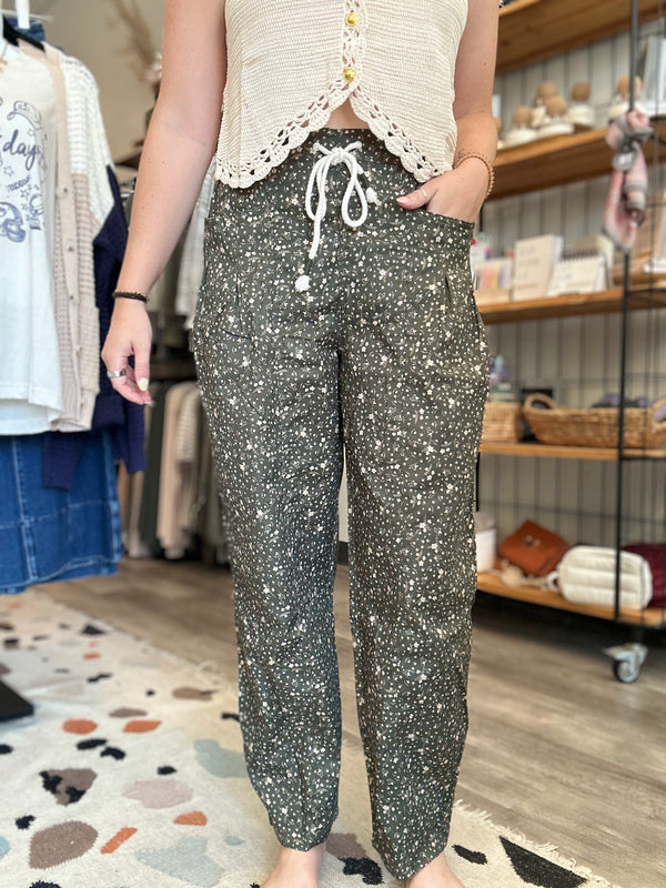 Charlotte Barrel Loose Pant-Anniewear-R3vel Threads, Women's Fashion Boutique, Located in Hudsonville, Michigan