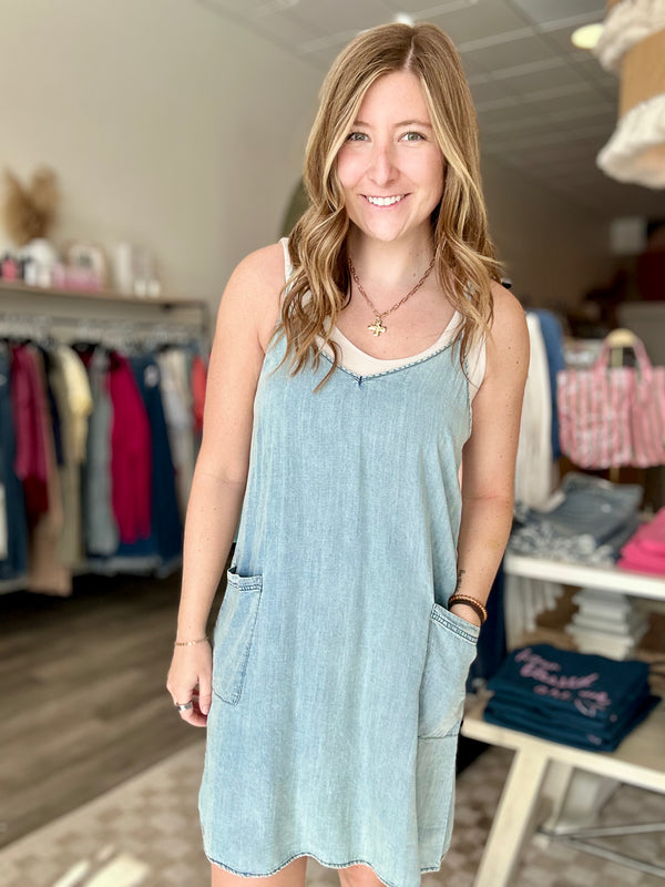 Aspen Dress-Zenana-R3vel Threads, Women's Fashion Boutique, Located in Hudsonville, Michigan