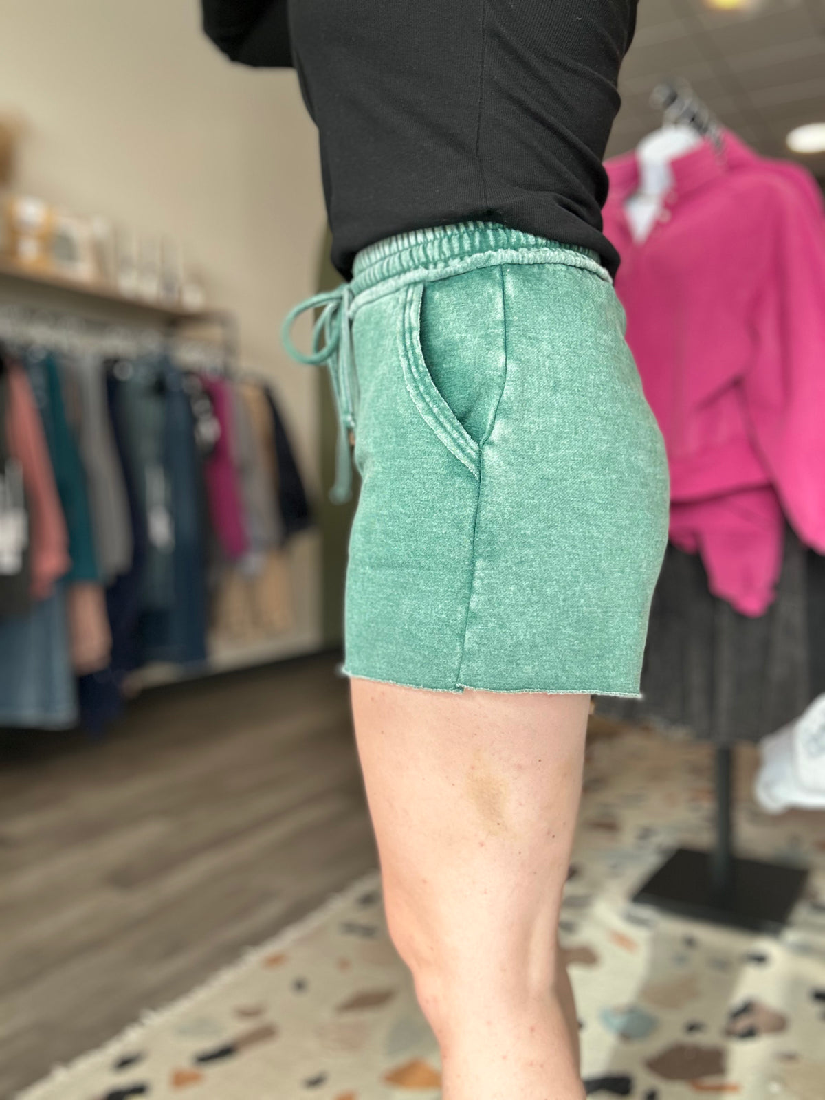 Sienna Shorts-Zenana-R3vel Threads, Women's Fashion Boutique, Located in Hudsonville, Michigan