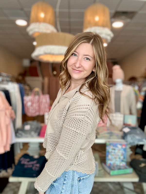 Jane Cardi-Bluivy-R3vel Threads, Women's Fashion Boutique, Located in Hudsonville, Michigan