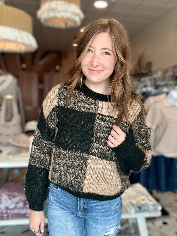 Lexi Sweater-Blu Pepper-R3vel Threads, Women's Fashion Boutique, Located in Hudsonville, Michigan