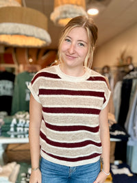 Juna Sweater Vest-Blu Pepper-R3vel Threads, Women's Fashion Boutique, Located in Hudsonville, Michigan