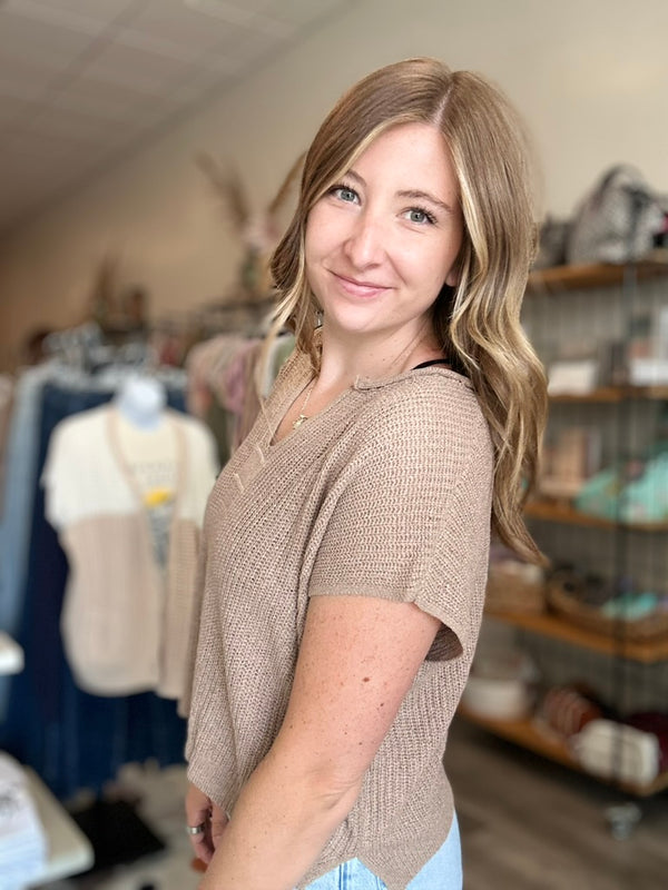 Daisy Top-Blu Pepper-R3vel Threads, Women's Fashion Boutique, Located in Hudsonville, Michigan