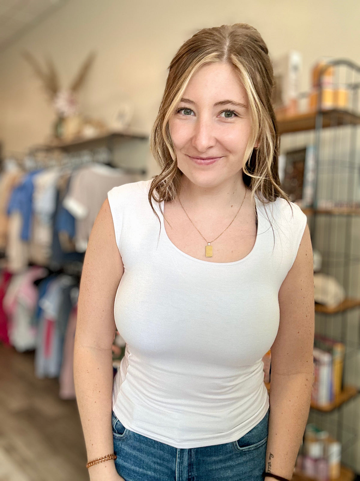 Kelly Tank-Zenana-R3vel Threads, Women's Fashion Boutique, Located in Hudsonville, Michigan