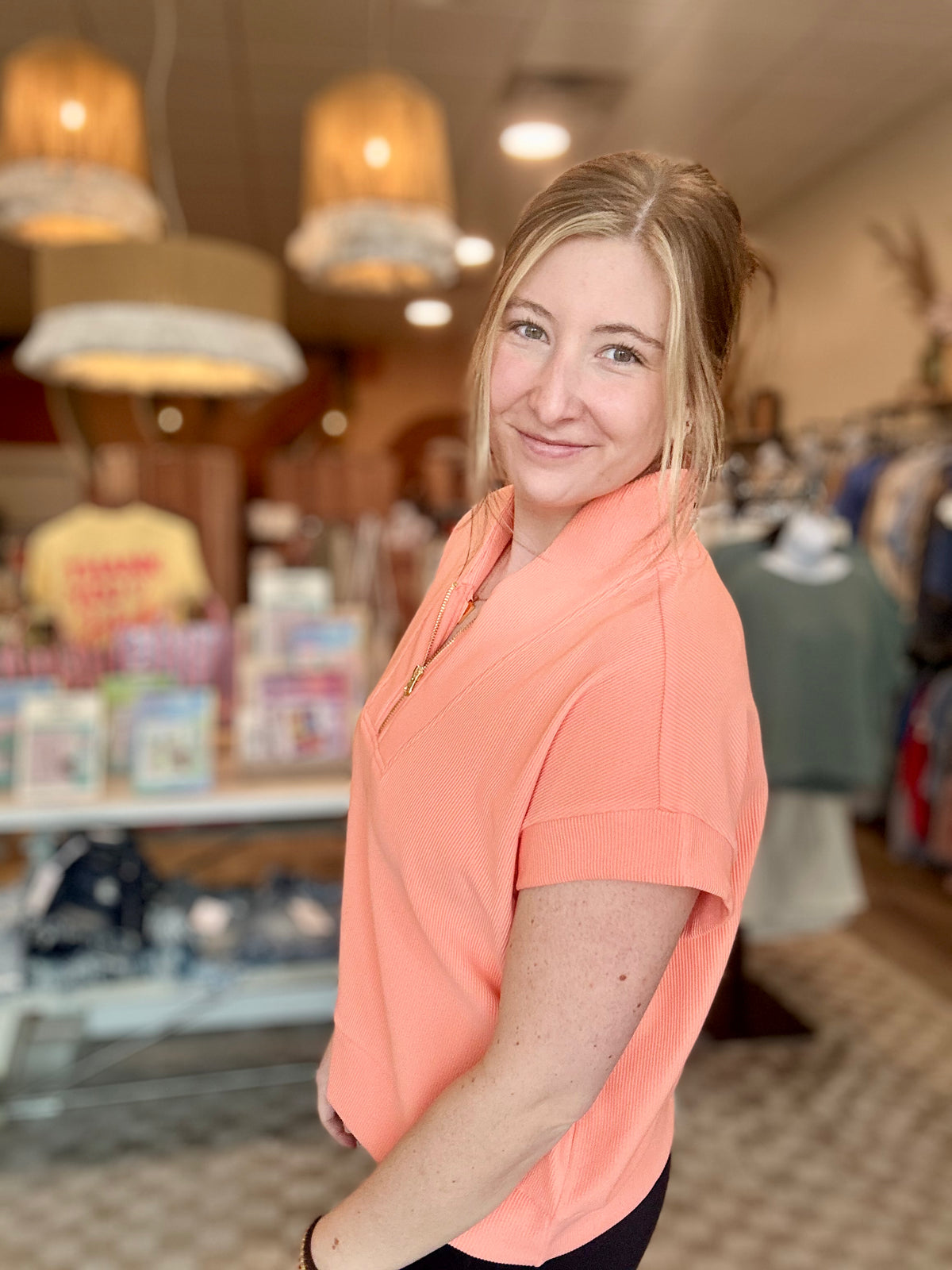 Hallie Top-Zenana-R3vel Threads, Women's Fashion Boutique, Located in Hudsonville, Michigan