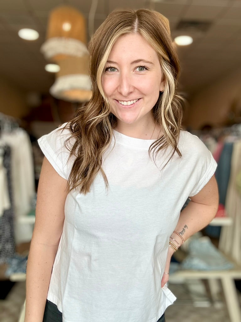 Dillon Top-Blu Pepper-R3vel Threads, Women's Fashion Boutique, Located in Hudsonville, Michigan