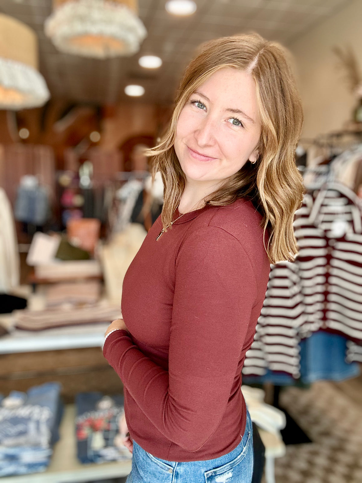 Stacia Long Sleeve-Be Cool-R3vel Threads, Women's Fashion Boutique, Located in Hudsonville, Michigan