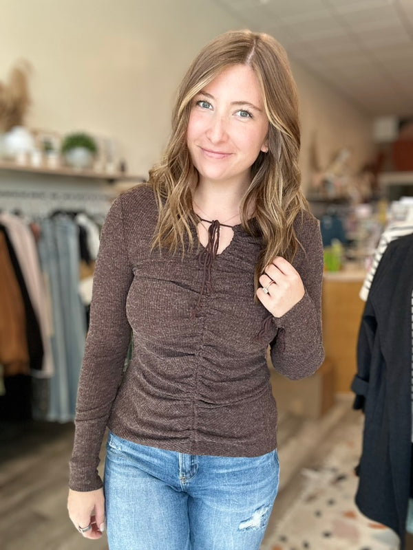 Kristy Top-Doe & Rae-R3vel Threads, Women's Fashion Boutique, Located in Hudsonville, Michigan