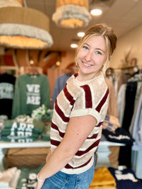 Juna Sweater Vest-Blu Pepper-R3vel Threads, Women's Fashion Boutique, Located in Hudsonville, Michigan