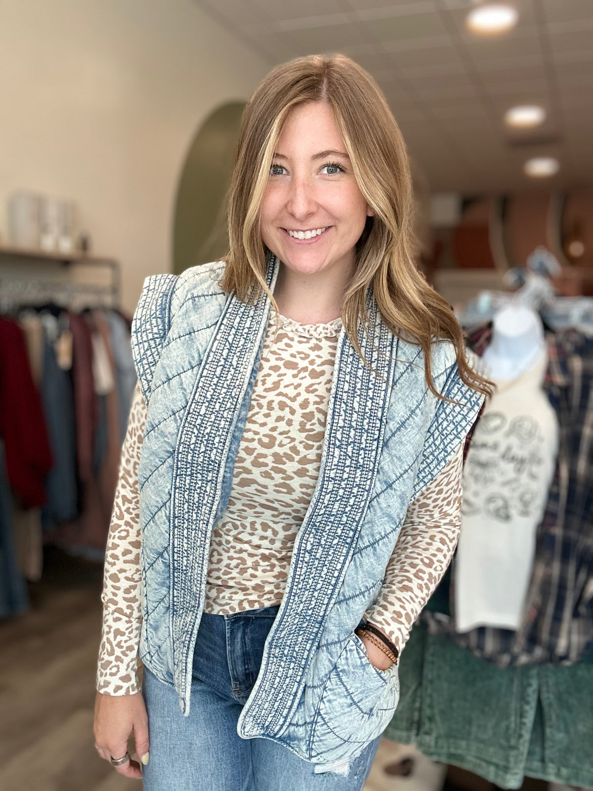 Colette Vest-J.O.A-R3vel Threads, Women's Fashion Boutique, Located in Hudsonville, Michigan