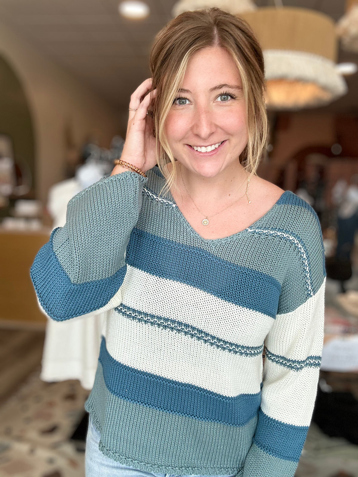 Olivia Sweater-Hem & Thread-R3vel Threads, Women's Fashion Boutique, Located in Hudsonville, Michigan
