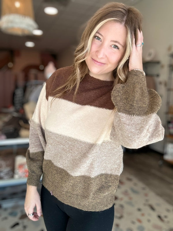 McKenna Sweater-Bluivy-R3vel Threads, Women's Fashion Boutique, Located in Hudsonville, Michigan