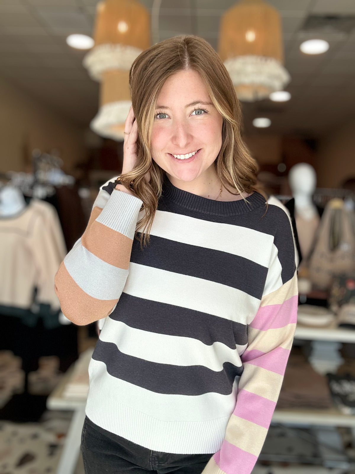 Henlee Sweater-Hem & Thread-R3vel Threads, Women's Fashion Boutique, Located in Hudsonville, Michigan