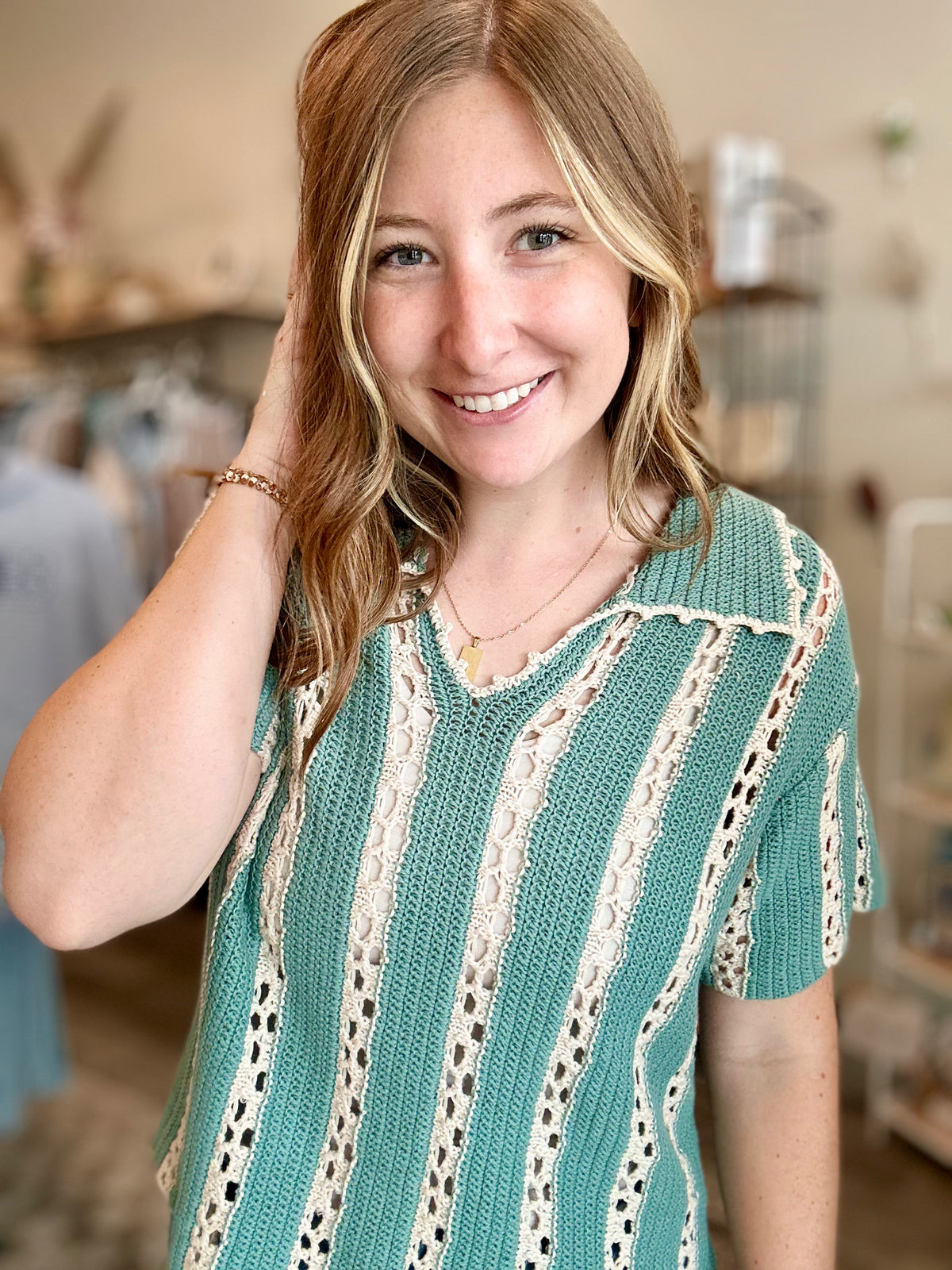 Sammy Crochet Top
