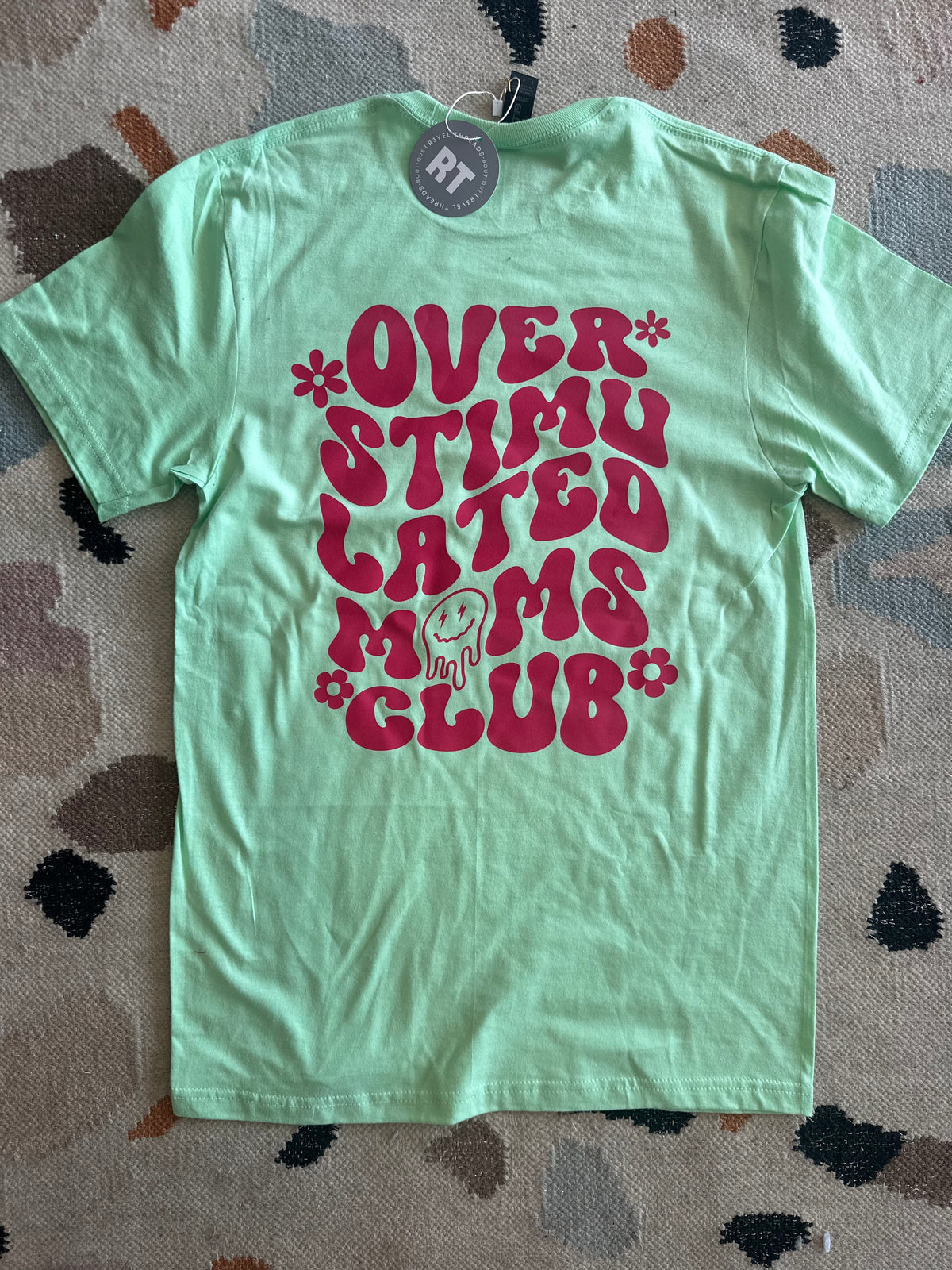 Over Stimulated Moms Club Tee-r3velthreads-R3vel Threads, Women's Fashion Boutique, Located in Hudsonville, Michigan