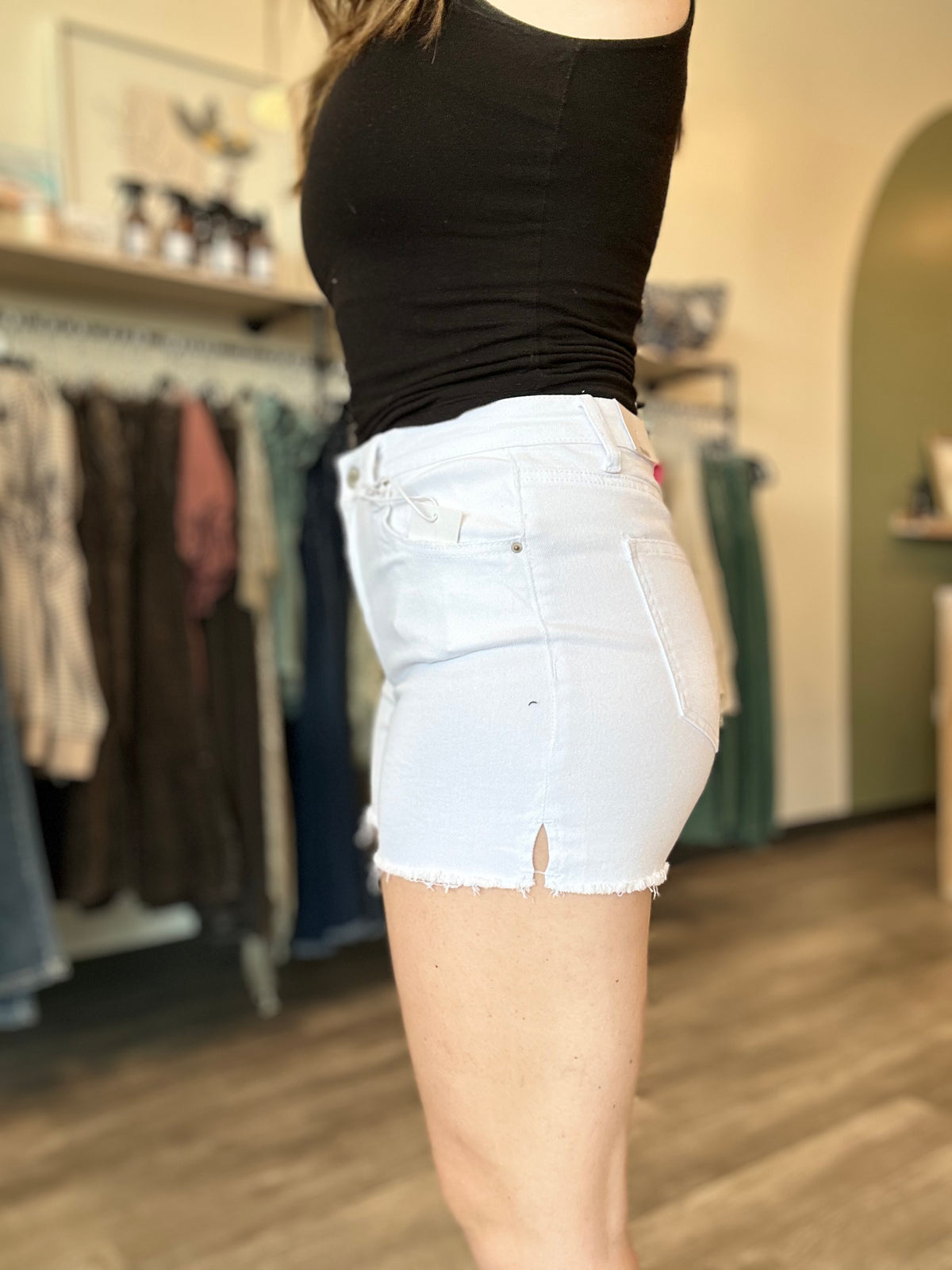 Casey Shorts-Zenana-R3vel Threads, Women's Fashion Boutique, Located in Hudsonville, Michigan