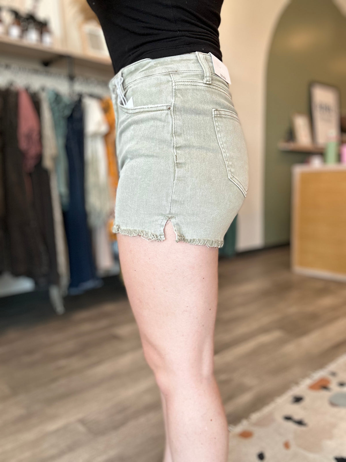 Casey Shorts-Zenana-R3vel Threads, Women's Fashion Boutique, Located in Hudsonville, Michigan