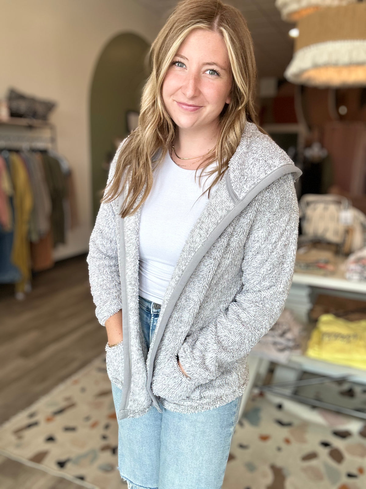 Tristen Hoodie Cardi-Kori-R3vel Threads, Women's Fashion Boutique, Located in Hudsonville, Michigan