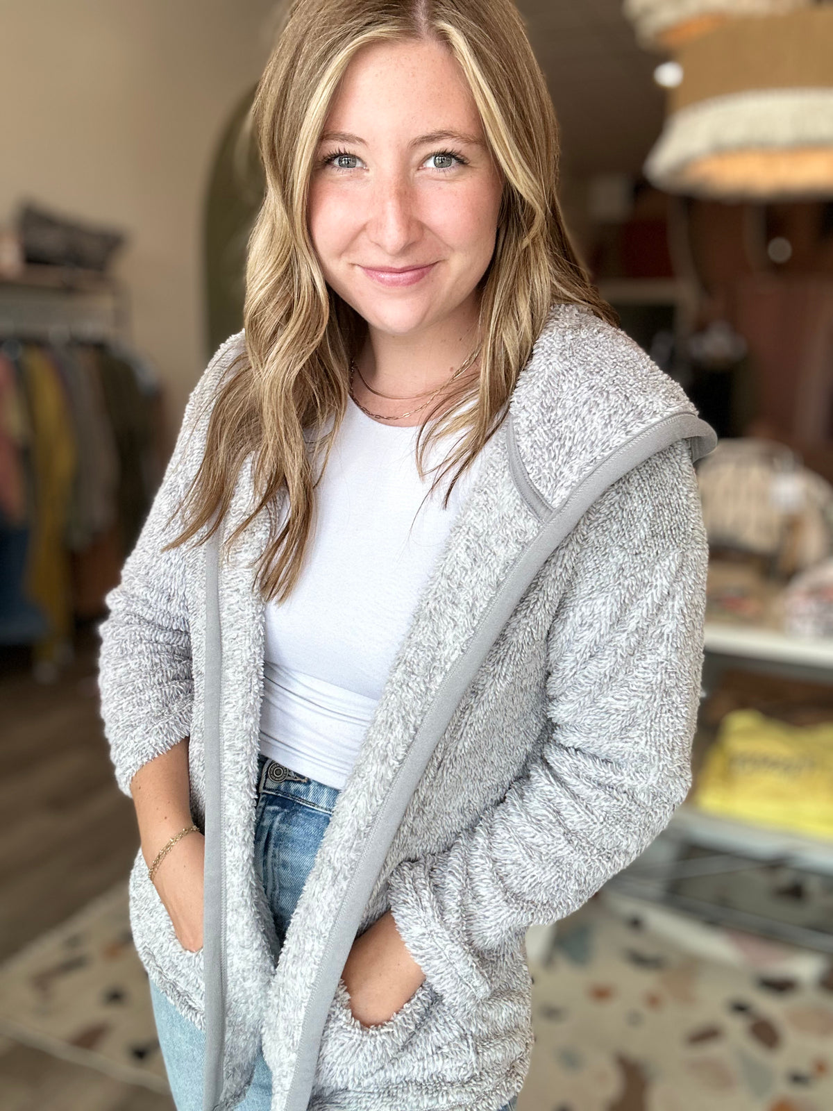 Tristen Hoodie Cardi-Kori-R3vel Threads, Women's Fashion Boutique, Located in Hudsonville, Michigan