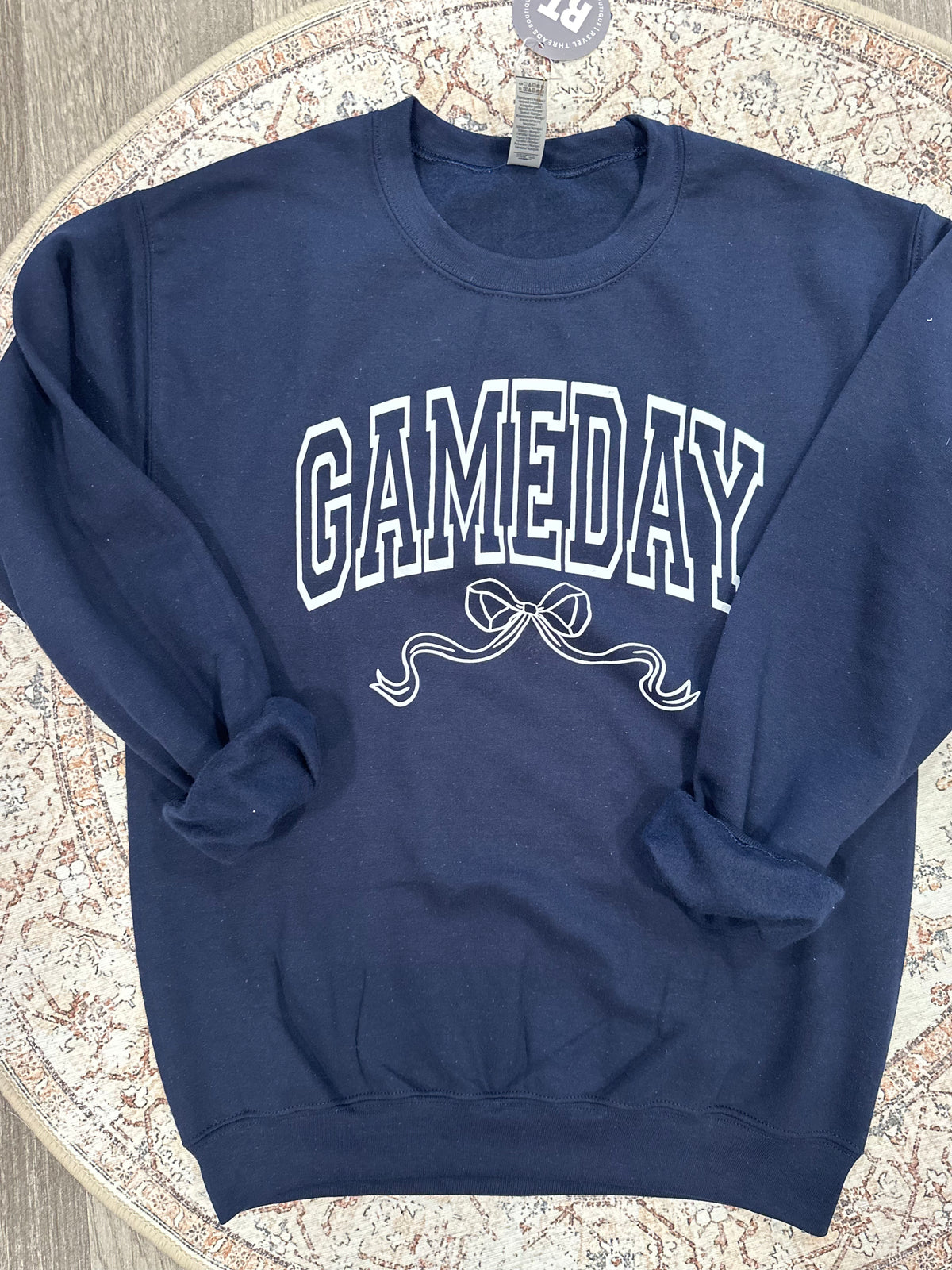 Gameday Coquette Crewneck-r3velthreads-R3vel Threads, Women's Fashion Boutique, Located in Hudsonville, Michigan