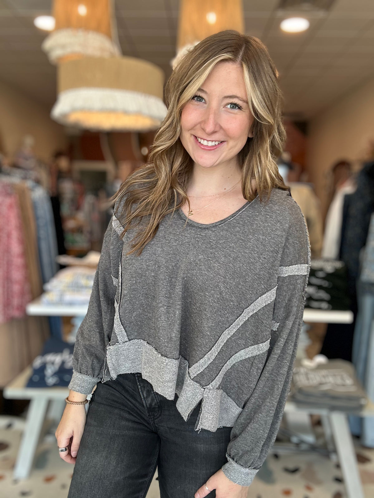 Sunni Pullover-Zenana-R3vel Threads, Women's Fashion Boutique, Located in Hudsonville, Michigan