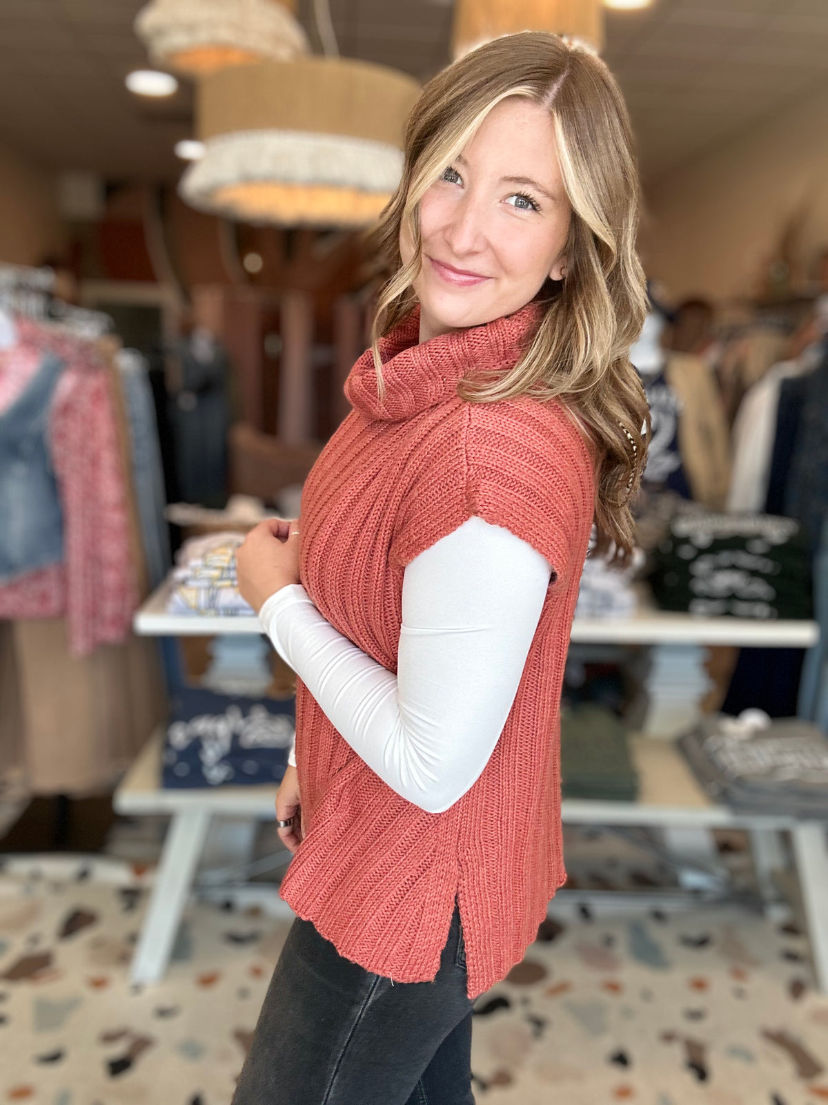 River Sweater Vest-Kori-R3vel Threads, Women's Fashion Boutique, Located in Hudsonville, Michigan