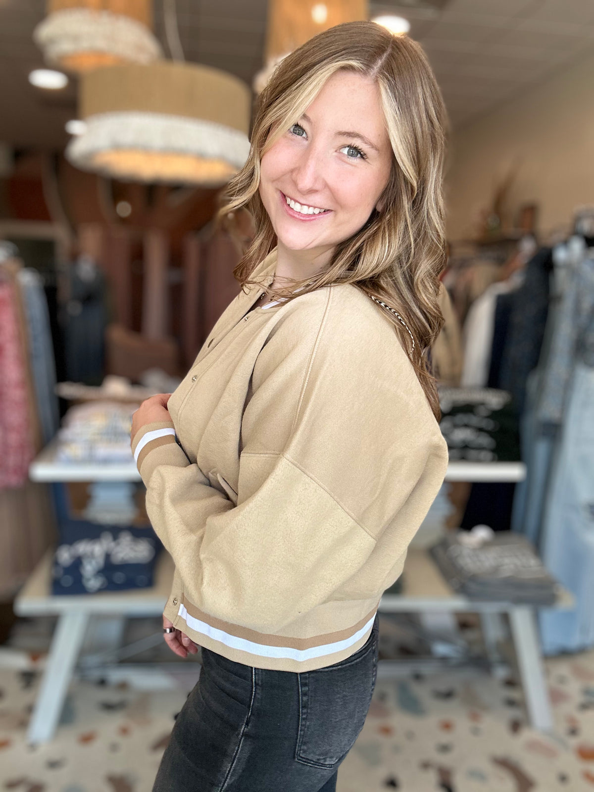 Arlo Jacket-Kori-R3vel Threads, Women's Fashion Boutique, Located in Hudsonville, Michigan