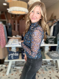 Fiona Mesh Top-Anniewear-R3vel Threads, Women's Fashion Boutique, Located in Hudsonville, Michigan