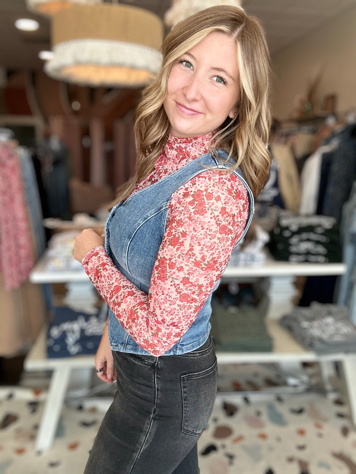 Olivia Vest-Risen-R3vel Threads, Women's Fashion Boutique, Located in Hudsonville, Michigan