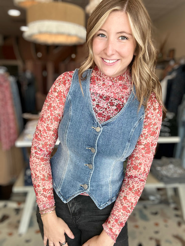 Olivia Vest-Risen-R3vel Threads, Women's Fashion Boutique, Located in Hudsonville, Michigan