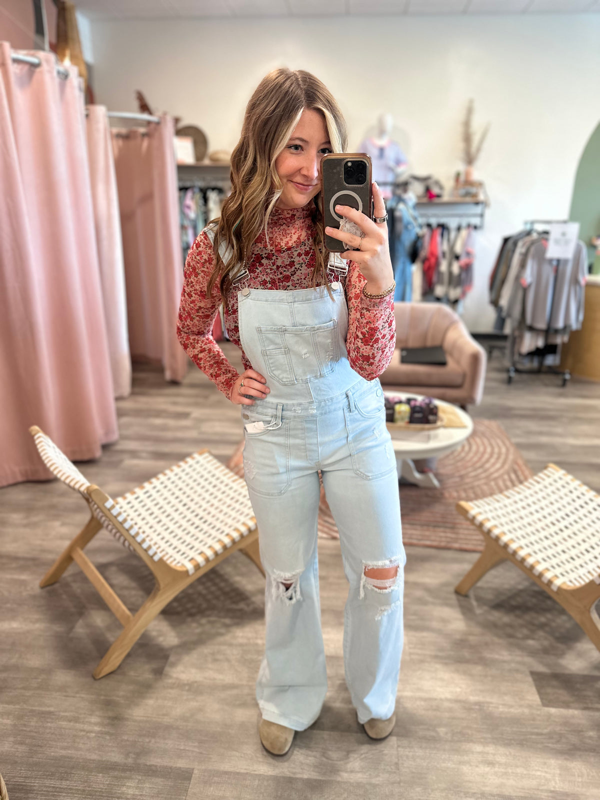 Harper Overalls-Risen-R3vel Threads, Women's Fashion Boutique, Located in Hudsonville, Michigan