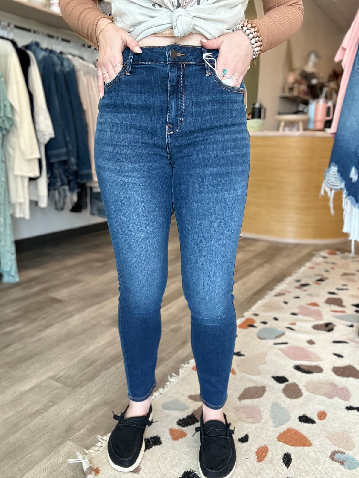 Amber Skinny Jean-r3velthreads-R3vel Threads, Women's Fashion Boutique, Located in Hudsonville, Michigan