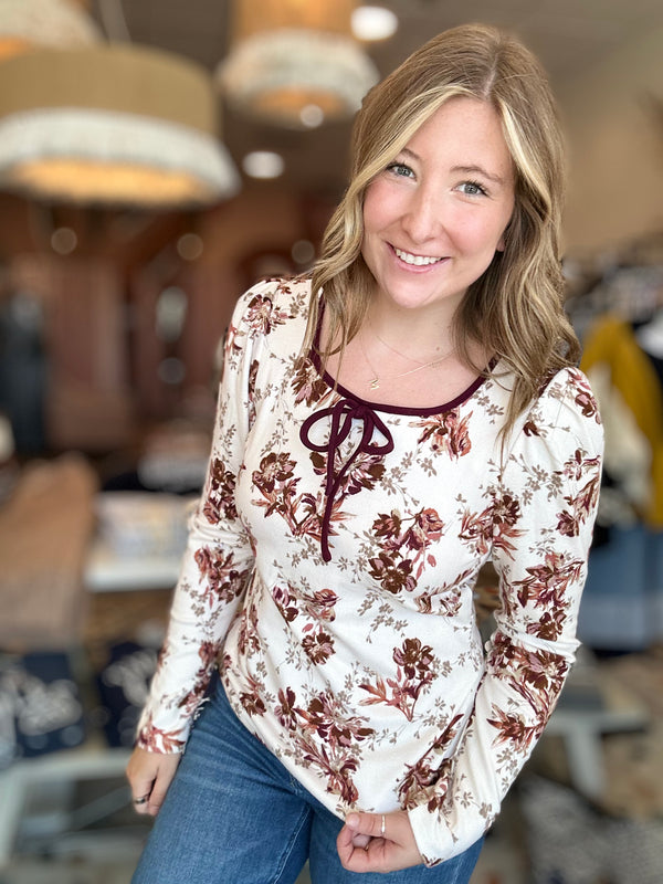 Chance Long Sleeve-Doe & Rae-R3vel Threads, Women's Fashion Boutique, Located in Hudsonville, Michigan