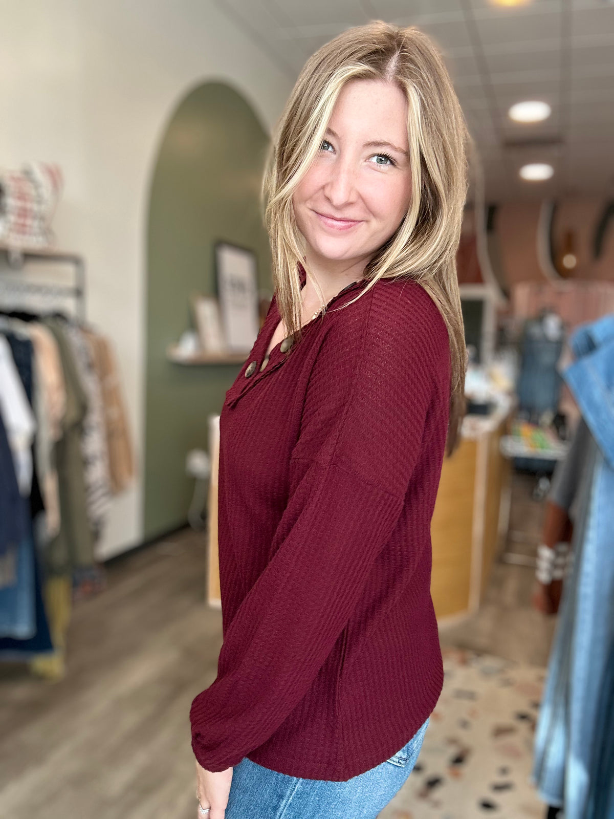 Kendall Top-Zenana-R3vel Threads, Women's Fashion Boutique, Located in Hudsonville, Michigan