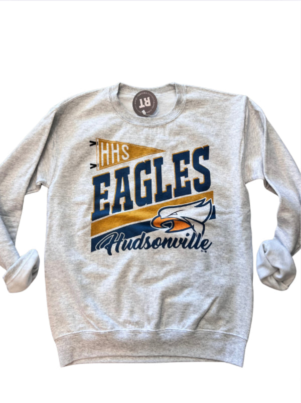 Vintage Eagles Crewneck-r3velthreads-R3vel Threads, Women's Fashion Boutique, Located in Hudsonville, Michigan