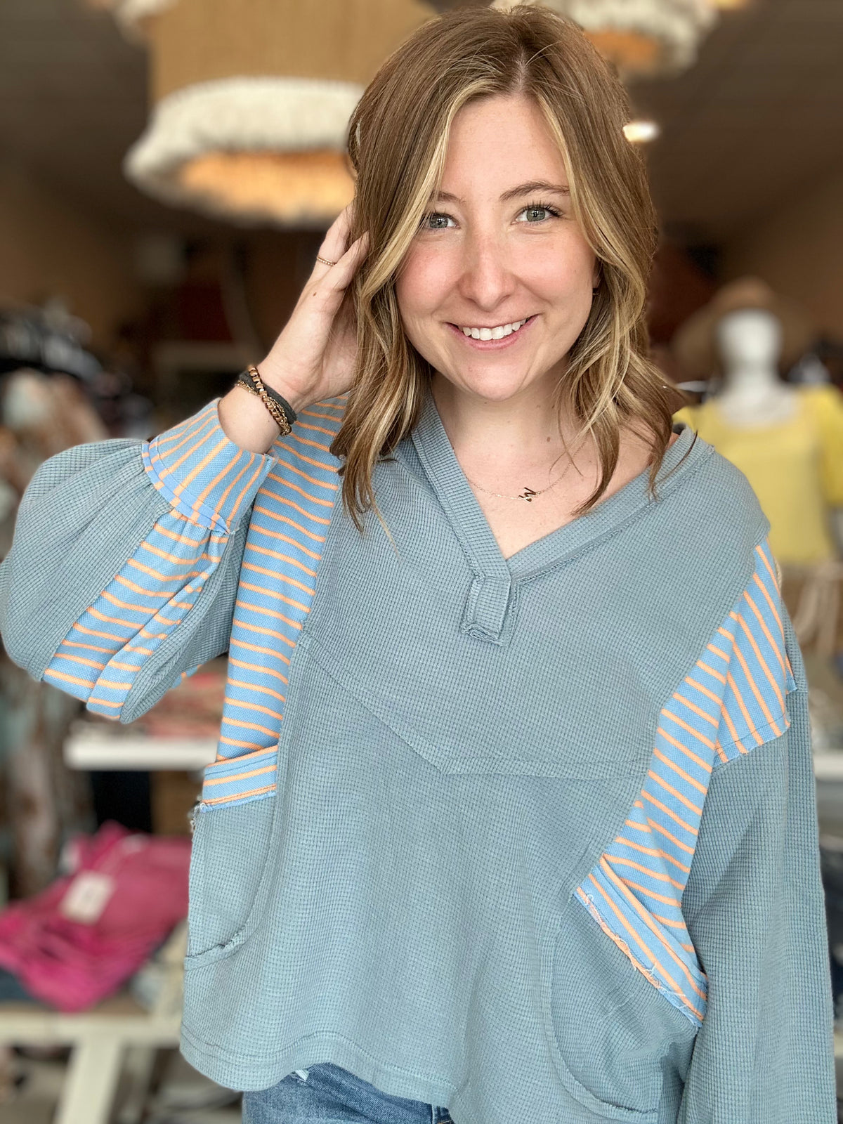 Danae Pullover-POL-R3vel Threads, Women's Fashion Boutique, Located in Hudsonville, Michigan