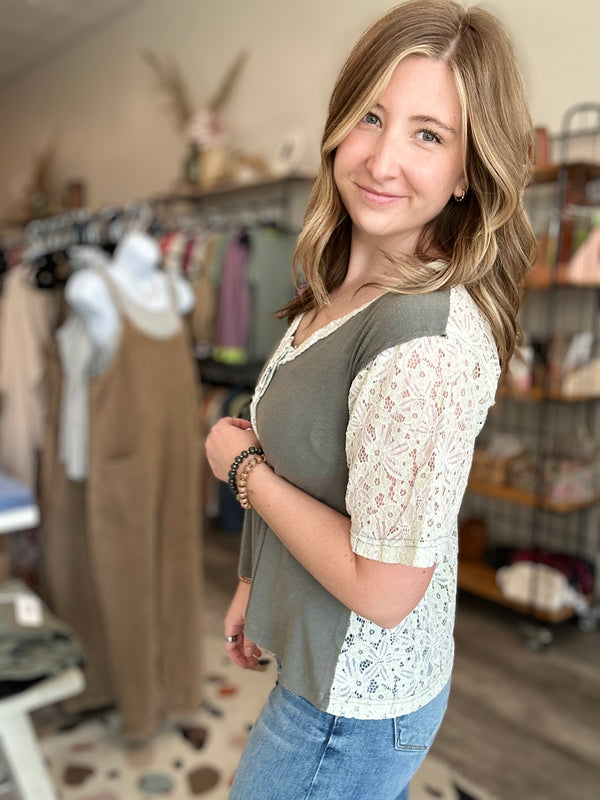Norah Top-POL-R3vel Threads, Women's Fashion Boutique, Located in Hudsonville, Michigan