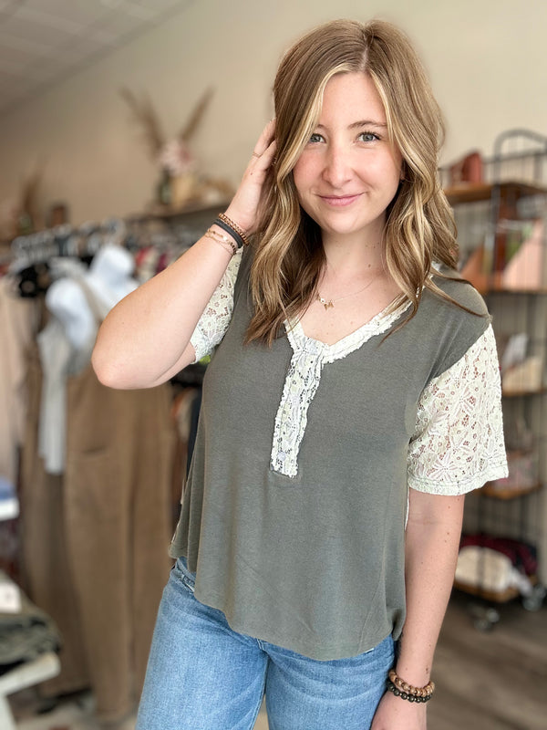 Norah Top-POL-R3vel Threads, Women's Fashion Boutique, Located in Hudsonville, Michigan