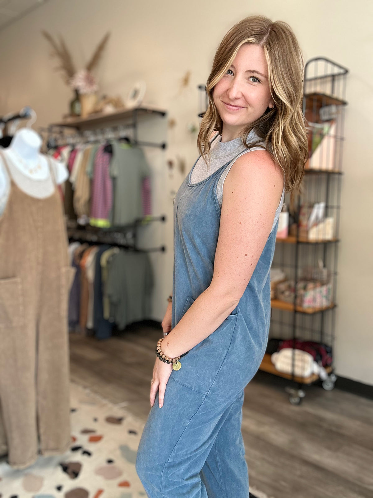 Baylee Romper-Final Touch-R3vel Threads, Women's Fashion Boutique, Located in Hudsonville, Michigan
