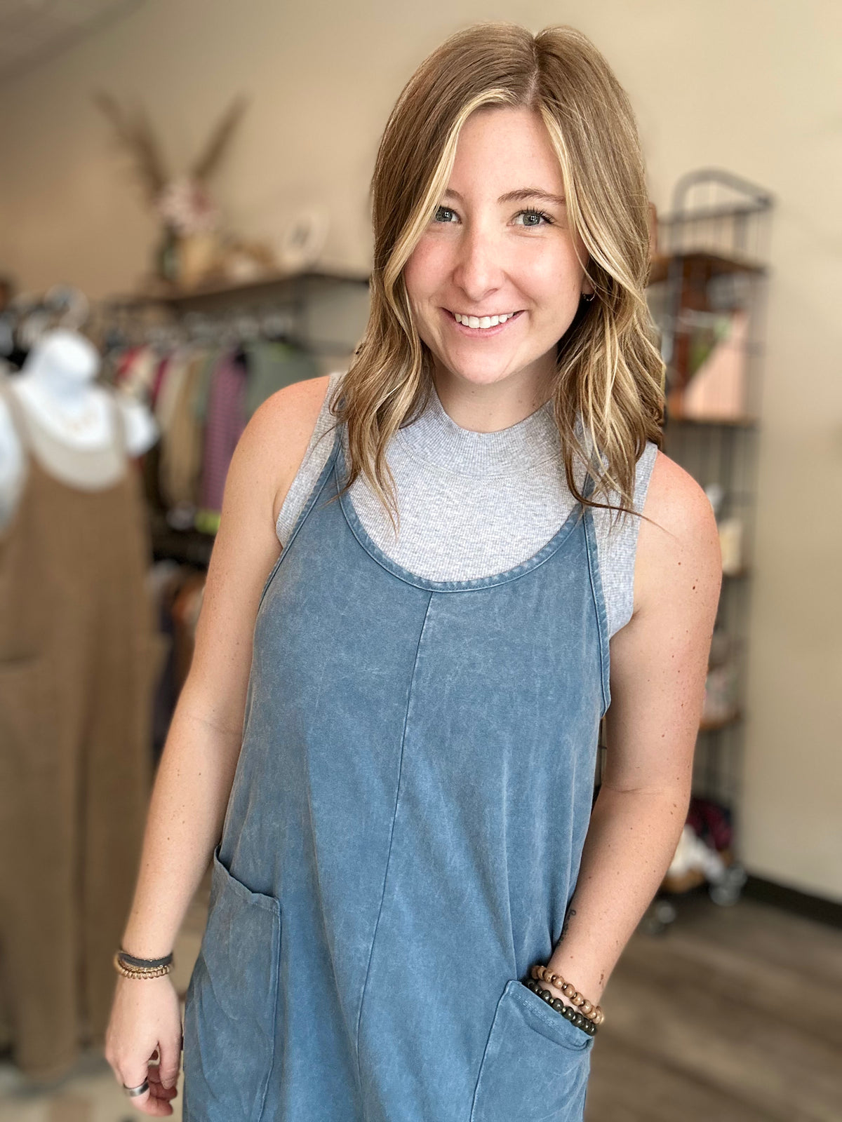 Baylee Romper-Final Touch-R3vel Threads, Women's Fashion Boutique, Located in Hudsonville, Michigan