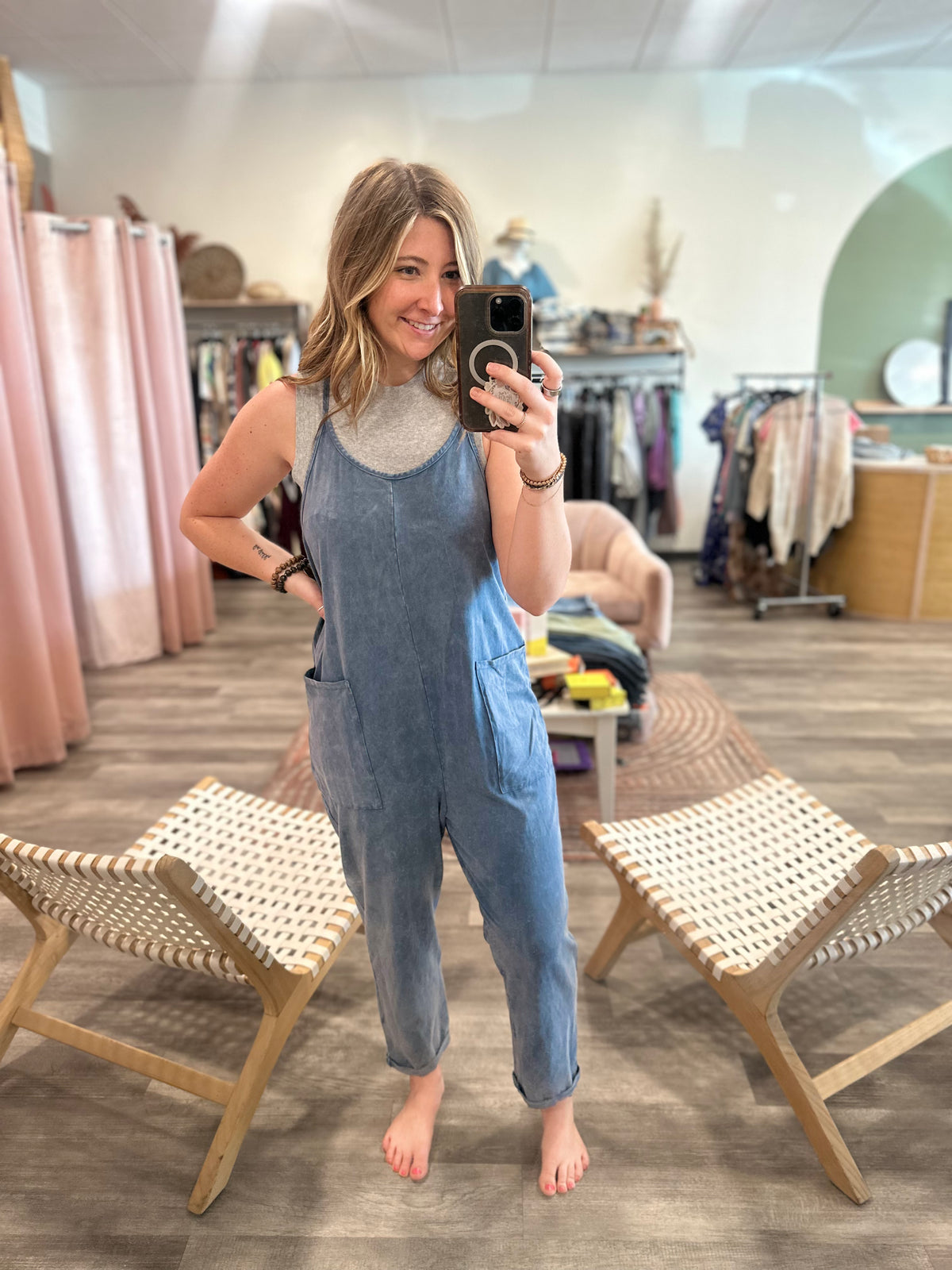 Baylee Romper-Final Touch-R3vel Threads, Women's Fashion Boutique, Located in Hudsonville, Michigan