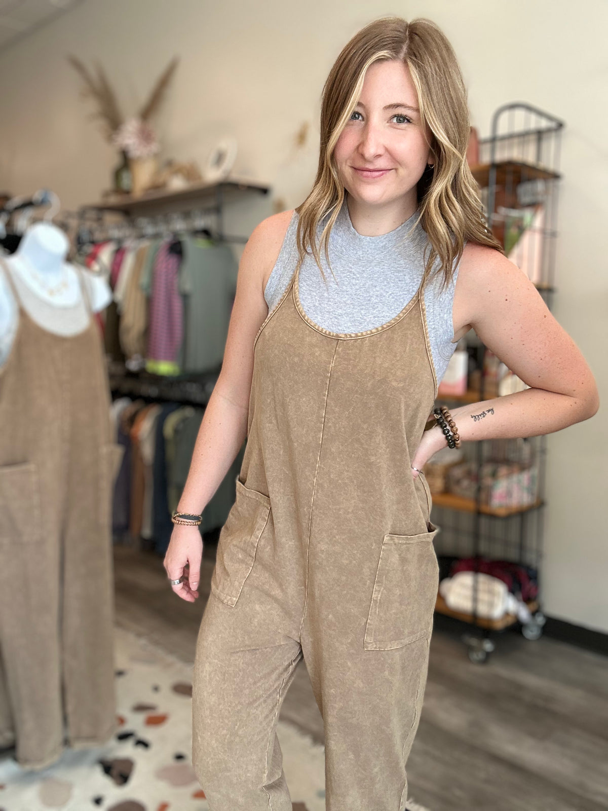 Baylee Romper-Final Touch-R3vel Threads, Women's Fashion Boutique, Located in Hudsonville, Michigan