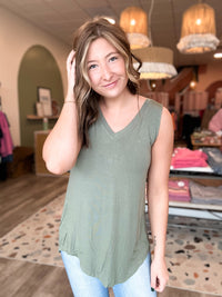 Kennedy Tank-Zenana-R3vel Threads, Women's Fashion Boutique, Located in Hudsonville, Michigan