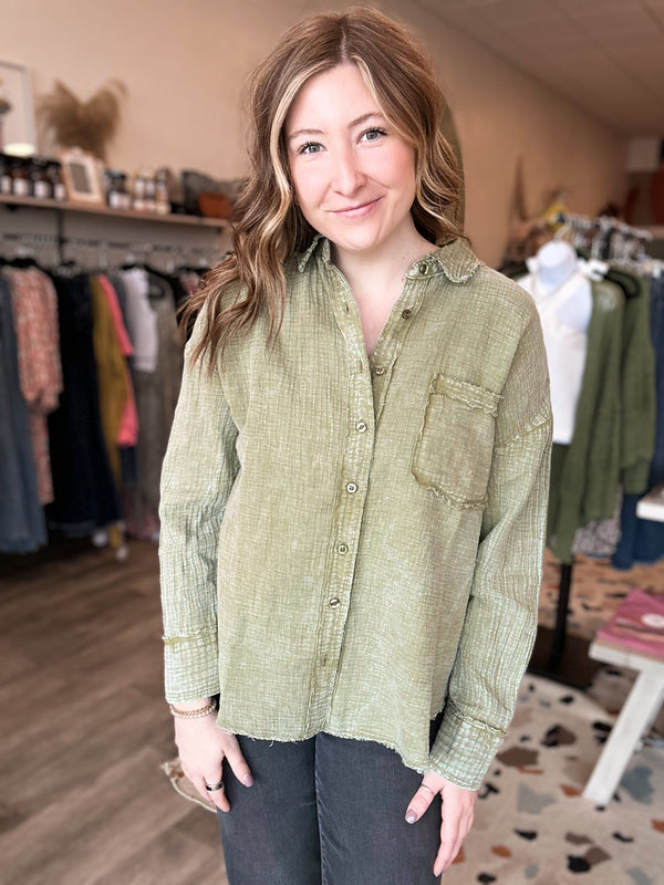 Miranda Top-Blu Pepper-R3vel Threads, Women's Fashion Boutique, Located in Hudsonville, Michigan