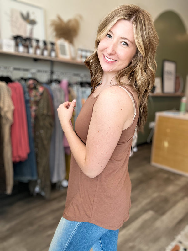 Ellie Tank-Zenana-R3vel Threads, Women's Fashion Boutique, Located in Hudsonville, Michigan