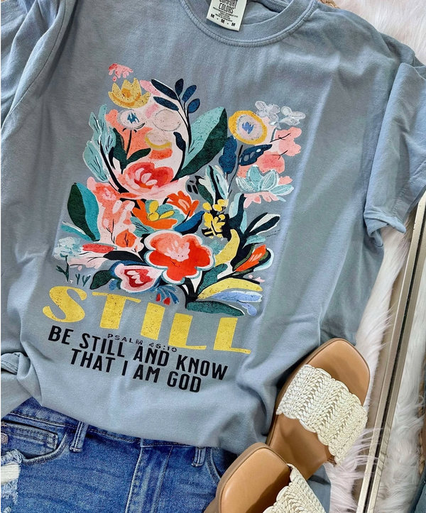 Be Still Tee-Dash-R3vel Threads, Women's Fashion Boutique, Located in Hudsonville, Michigan