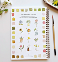Flower Watercolor Workbook-r3velthreads-R3vel Threads, Women's Fashion Boutique, Located in Hudsonville, Michigan