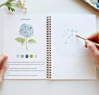 Flower Watercolor Workbook-r3velthreads-R3vel Threads, Women's Fashion Boutique, Located in Hudsonville, Michigan